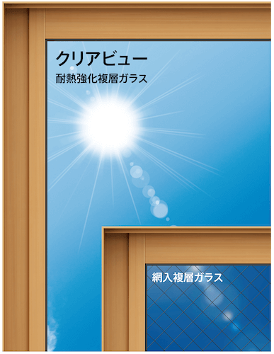 耐熱強化ガラスの説明画像