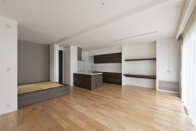 練馬区注文住宅 SE構法 K邸事例 LDK