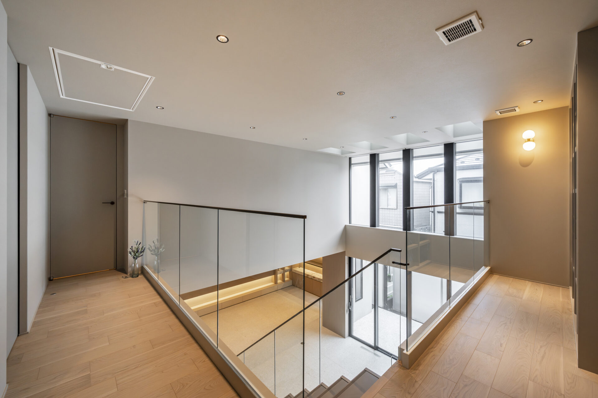 19.練馬区_S邸_SE構法_2世帯注文住宅_2Fホール